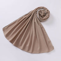 Bright Diamond Long-edged Malaysian Scarf Chiffon Scarf