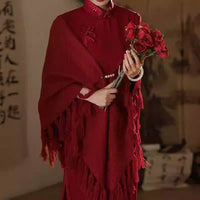 Retro New Tassel Versatile Simple Scarf