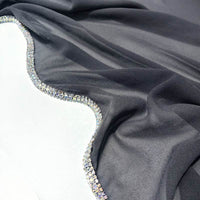 Light Diamond Chiffon Solid Color Women's Toe-covered Scarf