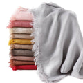 Women's Fashionable Thin Modal Monochrome Rayon Breathable Shawl Scarf