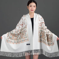 Scarf Shawl Cashmere Warm Cheongsam Outerwear