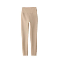 Yoga Trousers Women's Outer Wear Autumn And Winter Fleece-lined
