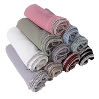 Bright Diamond Long-edged Malaysian Scarf Chiffon Scarf