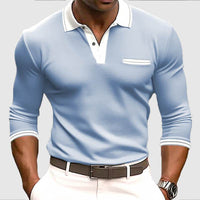 Men's Long Sleeve Button Sweatshirt