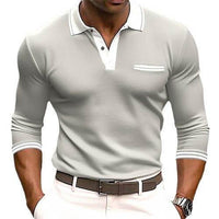 Men's Long Sleeve Button Sweatshirt