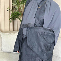 Women's Solid Color Casual Middle East Dubai Turkey Dress