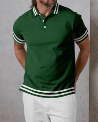 3D Printed Irregular Stripe Series Short Sleeve