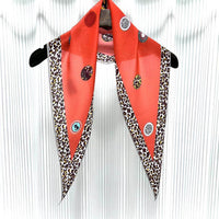 Diamond Neckerchief Crepe De Chine Scarf