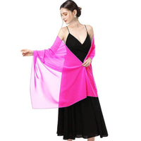 Long Thin Chiffon Shawl Scarf Dual-use