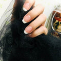 Short Square Armor Piece Wear Nail Sticker