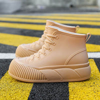 Rain Student Outer Wear Fashion Casual Short Tube Rubber Boots