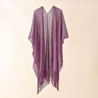 Nail Pearl Beach Shawl Cardigan Mid-length