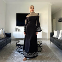 Women's Embroidery Fashion Personality Muslim Dress