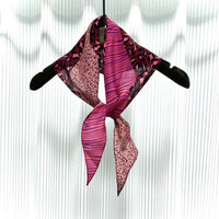 Diamond Neckerchief Crepe De Chine Scarf