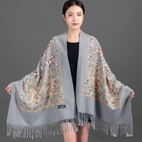 Scarf Shawl Cashmere Warm Cheongsam Outerwear