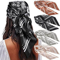 Square Printing Real Silk Scarf