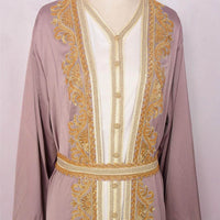 Muslim Women's Wear Beaded Two-piece Set Dress
