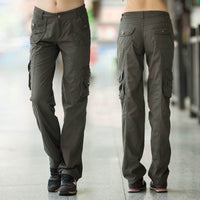 Cargo Pants Women's Loose Slimming Multi-pocket