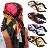 Square Printing Real Silk Scarf