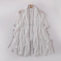 Women's Fashionable New Pearl Chiffon Scarf
