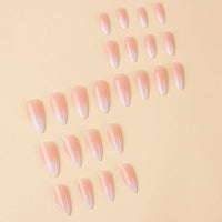 Almond Type Nail Sticker Simple Gradient