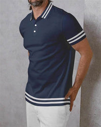 3D Printed Irregular Stripe Series Short Sleeve