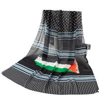 Flag Print Chiffon Scarf Arab Fashion Scarf Middle East Dubai Shawl