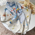 Women's Fashionable Personalized Spring Silk Twill Scarf