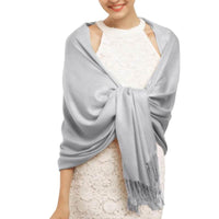 Women's Cashmere Shawl Solid Color Scarf