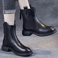 Soft Bottom British Style Vintage Martin Boots Women