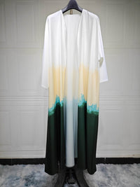 Muslim Clothing Coat Tie-dyed Cloak