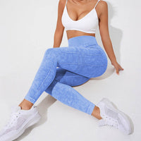 Seamless Yoga High Waist Belly Contracting Sports Tights