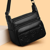 New High-grade Embossed Casual Fashion All-matching Shoulder Messenger Bag