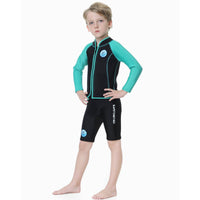 Children's Diving Suit Outdoor Long Sleeve Two-piece Swimsuit