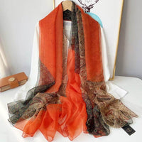 Fashionable Stylish Yourou Yarn Rose Scarf For Women