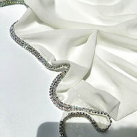 Light Diamond Chiffon Solid Color Women's Toe-covered Scarf