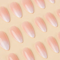 Almond Type Nail Sticker Simple Gradient