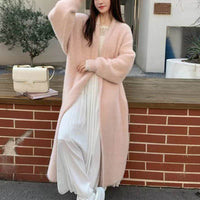 High Quality Lengthen And Thicken Long Sweater Coat