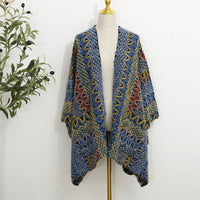 Bohemian Pocket Knit Shawl Outer Match