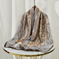 Cashew Printed Ethnic Style Scarf Shawl For Women