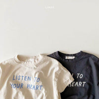 Dot Letter Crew Neck Short Sleeve Simple