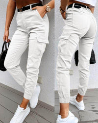 Women's Tappered Work Clothes Trousers