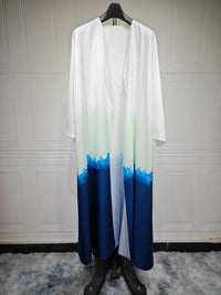 Muslim Clothing Coat Tie-dyed Cloak