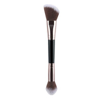 3 PCs Double-ended Makeup Brush Suit Soft Foundation Shading Brush Beauty Tools