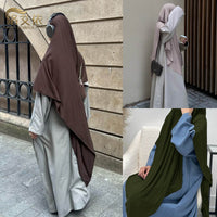 Middle East Solid Color Big Headscarf