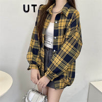Idle Style All-match Lantern Long Sleeve Shirt Coat