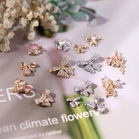 Bow Zircon Nail Ornament Zircon