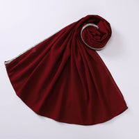 Bright Diamond Long-edged Malaysian Scarf Chiffon Scarf