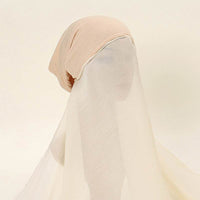 Bright Silk Island Wrinkle One-piece Headscarf