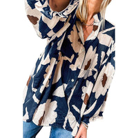 Loose Slim Fit V-neck Long Sleeve Shirt